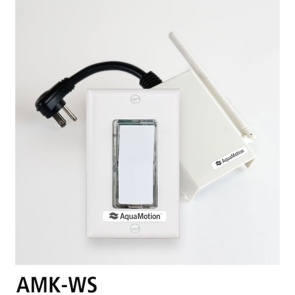 Wireless Wall Rocker Switch To Turn On Circulator For 5 Min.